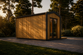 Gartenhaus ERMONES (34mm + Holzverschalung), 4x3m, 12m² Isoliert – Bild 2
