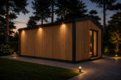 Gartenhaus ERMONES (34mm + Holzverschalung), 5x5m, 25m² – Bild 5