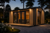 Gartenhaus ERMONES (34mm + Holzverschalung), 5x5m, 25m² – Bild 4