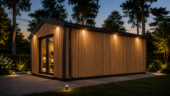 Gartenhaus ERMONES (34mm + Holzverschalung), 5x5m, 25m² – Bild 2