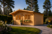 Isoliertes Gartenhaus LINZ 5×4 m (20 m²) – Bild 3
