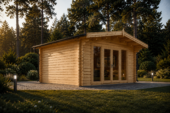 Gartenhaus MARTINA, 5x4m, 20m² Isoliert – Bild 5