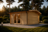 Gartenhaus MARTINA, 5x4m, 20m² Isoliert – Bild 4