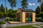 Gartenhaus ANTONIA – 4 × 3 m | 12 m² Isoliert – Bild 3
