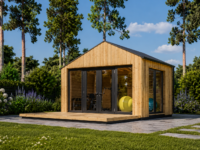 Gartenhaus ANTONIA – 4 × 3 m | 12 m² Isoliert