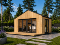 Gartenhaus ANTONIA - isoliert, 5×4 m, 20 m²