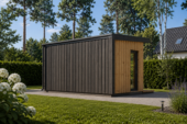 Gartenhaus EMIL (34 mm + Holzverschalung, Isoliert) – 4×3 m, 12 m² – Bild 2