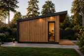 Gartenhaus EMIL (34mm + Holzverschalung ), 5x3m, 15m² – Bild 2
