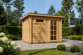 Gartenhaus aus Holz Kit (28mm), 3x2m, 6m²