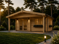 Gartenhaus KLAUS 6x6m, 36m² Isoliert