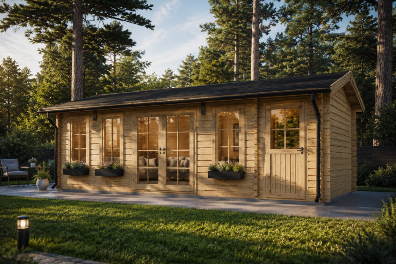 Gartenhaus LEONIE 28m² 7x4M
