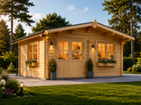 Isoliertes Gartenhaus LINZ 5×4 m (20 m²)