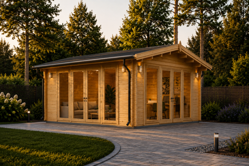 Gartenhaus MARIA (44 mm) 30 m²