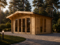 Gartenhaus MARTINA, 5x4m, 20m²
