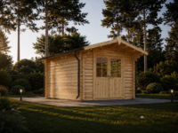 Gartenhaus aus Holz PETRA (34mm), 3x3m