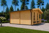 Gartenhaus ROLAND 5x5 m, 25 m² Isoliert – Bild 5