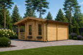 Gartenhaus ROLAND 5x5 m, 25 m² Isoliert – Bild 4