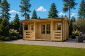 Gartenhaus ROLAND 5x5 m, 25 m² Isoliert – Bild 3