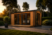 Gartenhaus ERMONES (34mm + Holzverschalung), 5x3m, 15m² Isoliert – Bild 2