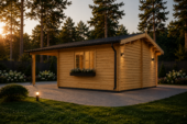 Gartenhaus KLAUS 6x6m, 36m² Isoliert – Bild 2