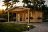 Gartenhaus KLAUS 6x6m, 36m² Isoliert – Bild 3