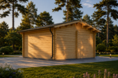 Isoliertes Gartenhaus LINZ 5×4 m (20 m²) – Bild 4