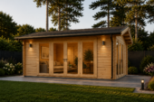 Gartenhaus MARIA (44 mm) 30 m² – Bild 2