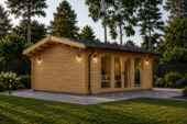 Gartenhaus MARIA (44 mm) 30 m² – Bild 3