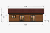 Bungalow Neusiedl (66 mm + Holzverschalung), Isoliert 129 m² – Bild 5