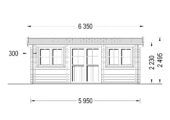 Gartenhaus OSKAR, 6x3 m, 18 m² ISOLIERT – Bild 11