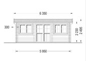 Gartenhaus OSKAR, 6x3 m, 18 m² ISOLIERT – Bild 11