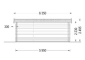 Gartenhaus OSKAR, 6x3 m, 18 m² ISOLIERT – Bild 9