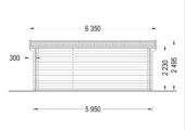 Gartenhaus OSKAR, 6x3 m, 18 m² ISOLIERT – Bild 9
