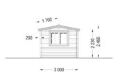 Gartenhaus OSKAR, 6x3 m, 18 m² – Bild 9