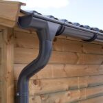 Dachrinnenset Zink Dachrinne für Pultdach bis 8,5 m