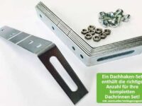Dachhaken Set für PVC | Satteldach
