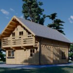 Blockbohlenhaus Langon