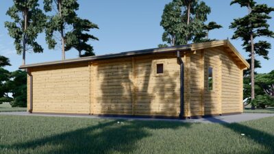 Premium Blockbohlenhaus MARTIN (44 mm) 48 m² – Bild 4