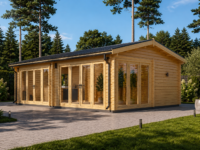 Blockbohlenhaus MARTIN 48 m²