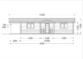 Blockbohlenhaus DORIS (Isoliert, 44+44 mm) · 63 m² mit Terrasse – Bild 10