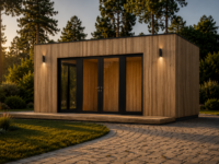 Gartenhaus PREMIUM (Isoliert, SIPS), 7x4 m, 28 m²