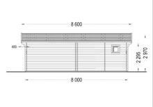 Premium Blockbohlenhaus MARTIN (44 mm) 48 m² – Bild 6