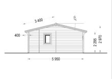 Premium Blockbohlenhaus MARTIN (44 mm) 48 m² – Bild 7