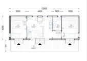 Blockbohlenhaus ADRIAN (44mm + Holzverschalung ), 50m² – Bild 5