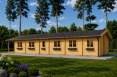 Blockbohlenhaus BIRGIT (66 mm) · 6 × 19 m · 114 m² – Bild 5