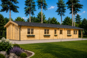 Blockbohlenhaus BIRGIT (66 mm) · 6 × 19 m · 114 m² – Bild 4