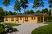 Blockbohlenhaus BIRGIT (66 mm) · 6 × 19 m · 114 m² – Bild 3
