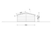 Blockbohlenhaus LUDWIG (66mm), 6x12m, 72m² – Bild 8