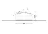 Blockbohlenhaus LUDWIG (66mm), 6x12m, 72m² – Bild 8
