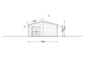 Blockbohlenhaus LUDWIG (66mm), 6x12m, 72m² – Bild 10